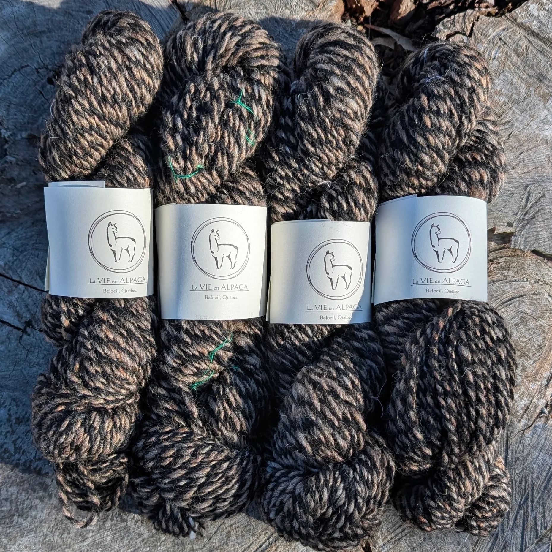 Pelote de laine en alpaga